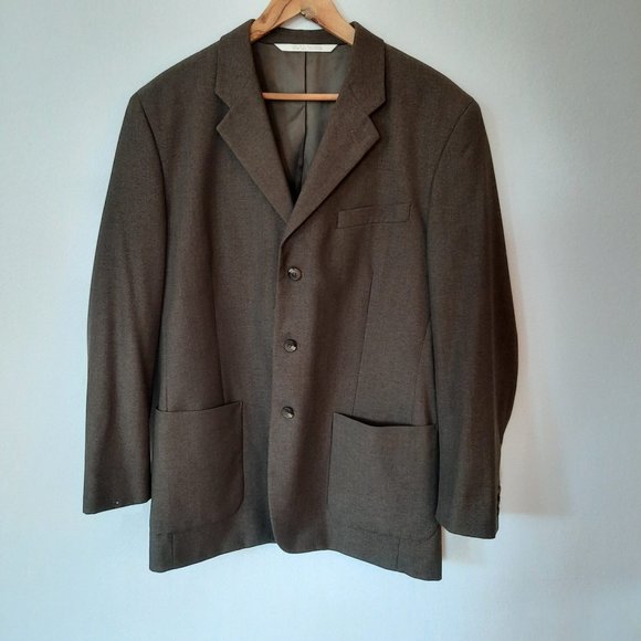 Perry Ellis Brown Sport Coat - Size 40 Medium